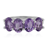 Anello in argento con Ametista