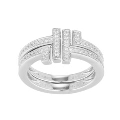 Anello in argento con Zircone (Adela Silber)