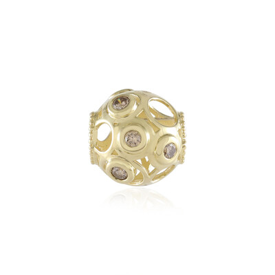 Ciondolo in oro con Diamante Champagne I2 (Ornaments by de Melo)