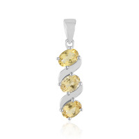 Ciondolo in argento con Berillo Giallo
