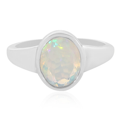 Anello in argento con Opale di Welo