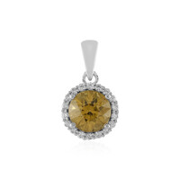 Ciondolo in argento con Zircone Giallo