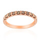 Anello in argento con Diamante Rose de France SI1 di Argyle (Annette)
