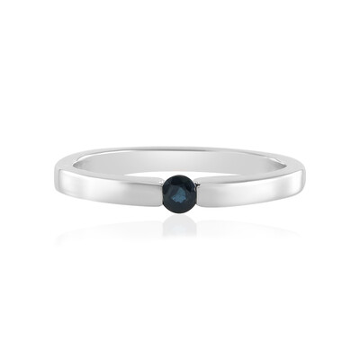 Anello in argento con Zaffiro Blu