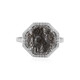 Anello in argento con Quarzo Rutilato Nero