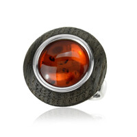 Anello in argento con Quercia Nera