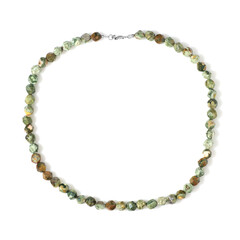 Collana in argento con Riolite della Foresta Pluviale