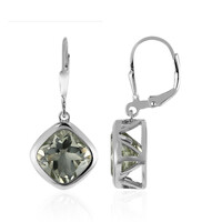 Orecchini in argento con Ametista Verde