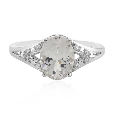 Anello in argento con Danburite