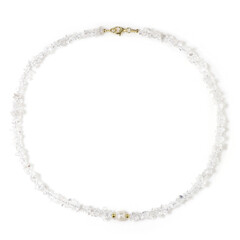 Collana in argento con Quarzo Bianco (Riya)