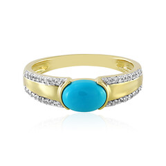 Anello in oro con Turchese Sleeping Beauty