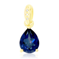 Ciondolo in argento con Topazio Blu Royal