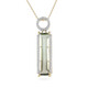 Collana in argento con Ametista Verde