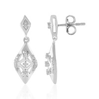 Orecchini in argento con Diamante I2 (I)