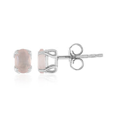 Orecchini in argento con Quarzo Rosa