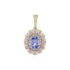 Ciondolo in oro con Tanzanite