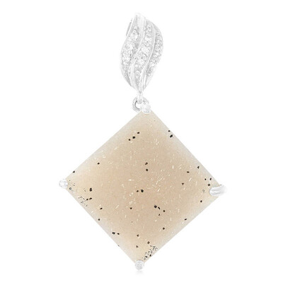Ciondolo in argento con Agata Glitter