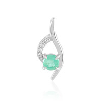 Ciondolo in argento con Smeraldo Russo