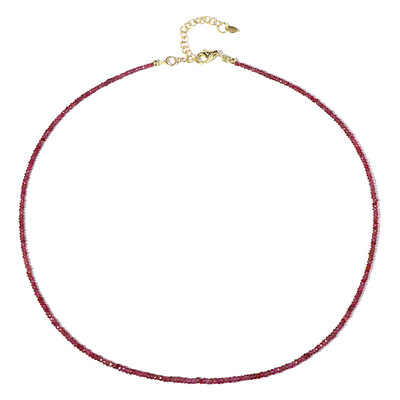 Collana in argento con Spinello Rosso