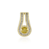 Ciondolo in oro con Diamante Giallo I1