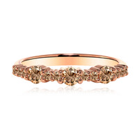 Anello in oro con Diamante Rose de France SI1 di Argyle