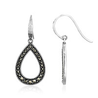Orecchini in argento con Marcassite