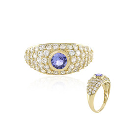 Anello in oro con Tanzanite