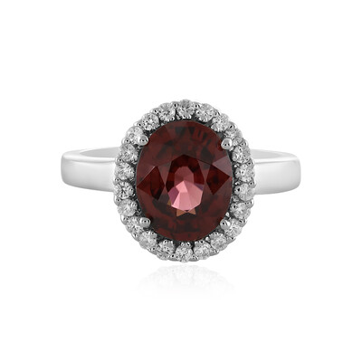 Anello in argento con Zircone Rosa