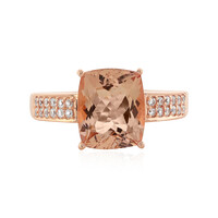 Anello in oro con Morganite Pesca