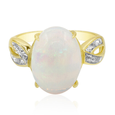 Anello in oro con Opale di Welo (Adela Gold)