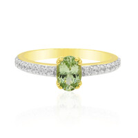 Anello in oro con Tsavorite (Tenner Diniz)