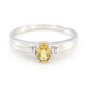 Anello placcato in platino con Tormalina Cuprian