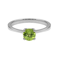Anello in argento con Peridoto