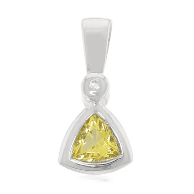Ciondolo in argento con Berillo Giallo