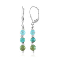 Orecchini in argento con Turchese