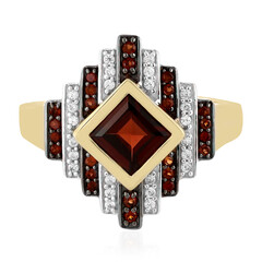 Anello in argento con Granato d’India