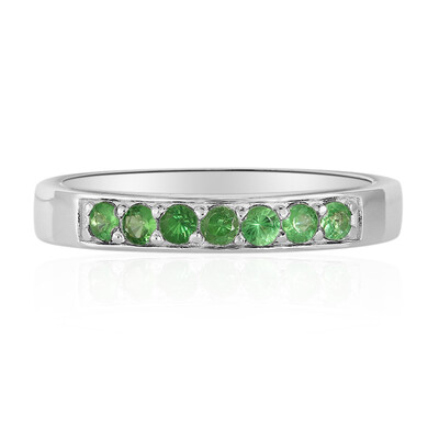 Anello in argento con Tsavorite