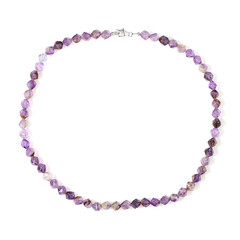 Collana in argento con Quarzo Fantasma