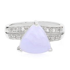 Anello in argento con Agata Blue Lace