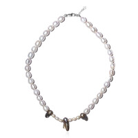 Collana in argento con Perla di Acqua Dolce (TPC)