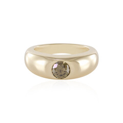 Anello in oro con Diamante Champagne I3 (de Melo)