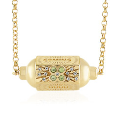 Collana in argento con Peridoto