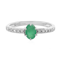 Anello in argento con Smeraldo Socoto