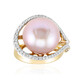 Anello in oro con Perla Ming Rosa Royal (TPC)