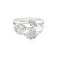 Anello in argento con Quarzo Bianco
