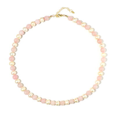 Collana in argento con Perla d'Acqua Dolce Bianca