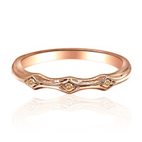 Anello in oro con Diamante Rose de France SI1 di Argyle