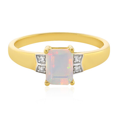 Anello in argento con Opale di Welo