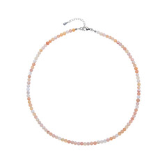 Collana in argento con Agata Rossa Botswana