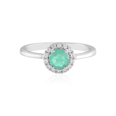 Anello in argento con Smeraldo Colombiano